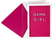 Hallmark Signature Birthday Card for Women (Damn, Girl Letter Board)