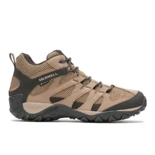 【MERRELL】ALVERSTONE MID GORE-TEX 防水中筒戶外登山鞋 奶茶棕 男(ML135445)