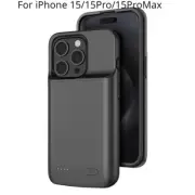 For iPhone 15 Pro Max 15 Plus Battery Charger Case charging Cover Power Bank