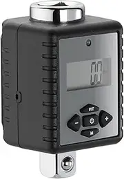 1/2” Digital Torque Adapter, 1.5-147.6 Ft-Lb, 1/2” Drive Digital Torque Wrench Converter/Torque Wrench Adapter, Alert Signals Torque Setting, Calibrate Digital & Analog Torque Wrench