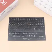Full Size Russian Keyboard Stickers Letter Alphabet Layout Sticker Key Stickers