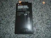 SKULLCANDY WIRELESS SIMPLICITY BLUETOOTH GRAY/BLACK EARBUDS - NIB