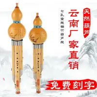 在飛比找蝦皮商城精選優惠-云南金絲楠竹葫蘆絲樂器成人學生C調降b調G調F調D調學習演奏