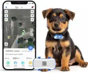 GPS Tracker for Dogs, Pet GPS Location, Unlimited Range, Waterproof, Smart Pet A