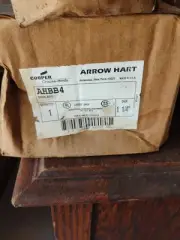 Arrow Hart AHBB4-1 1/4" *NEW* Pin and Sleeve Back Box