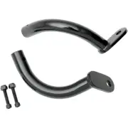 Rick Doss Saddlebag Guard Eliminator Bracket (Black) Pair | S77-0137B