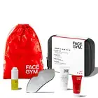 FACE GYM. SCULPT + GLOW TO GO Cleanser, Oil, Tool, and Moisturizer Gift Set NEW