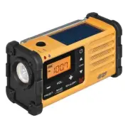 Sangean MMR-88 AM/FM-RDS, HAND CRANK, SOLAR POWERED Portable Emergency Radio