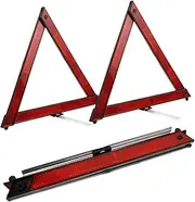3pcs Car Safety Triangle Road Emergency Triangle Reflective Road Warning Sign