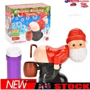 Santa Claus Automatic Farting Bubble Machine Kid Portable Outdoor Party Xmasgif⇧