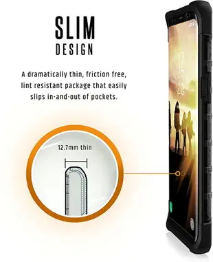 [3美國直購] URBAN ARMOR GEAR 手機保護殼 Samsung Galaxy S20 Rugged Lightweight Slim Shockproof Pathfinder Black