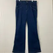 New Buffalo David Bitton Dark Wash Ibbie High Rise Flare Jeans size 33