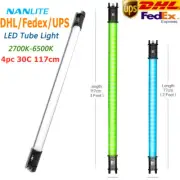 4PCS Nanguang Nanlite Pavotube 30C 117cm 2700-6500K RGBW LED Light APP Control