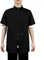 Holibanna Pet Grooming Smock Dog Grooming Workwear Barber Jacket for Women Breathable Pet Grooming Apron Pockets Cat Grooming Smocks 2XL