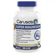 Caruso's Super Magnesium 300mg, 6 Forms, Time Release, 60 Tablets