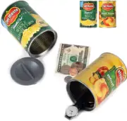 Fake Whole Kernel Corn Can Safes and Fake Peach Can Safes Diversion Secret Stash