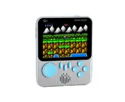 3.5 inch mini retro handheld game console 666 in 1 retro nostalgic handheld game console for students single player retro handheld game console (gray)