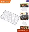 QKDS BBQ Grill, Stainless Steel Mesh BBQ Grill Grate Grid Wire Rack Cooking R...