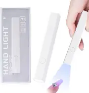 Mini UV Lamp for Gel Nails, Portable UV Lamp Nails, Small Led Nail Lamp for Curi