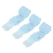 Chiffon Ribbon, 1.5"x7 Yard Silk Light Blue Tulle Satin Fabric Ribbon,3pcs