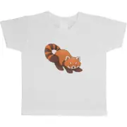 'Playful Red Panda' Children's / Kid's Cotton T-Shirts (TS051332)