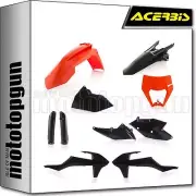 ACERBIS FULL PLASTICS KIT BLACK ORANGE KTM EXC-F 500 2018 18 2019 19