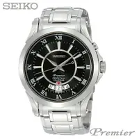 在飛比找蝦皮商城優惠-SEIKO 精工Premier 經典萬年曆 男時尚腕錶(SN