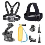 Action Camera Accessory Kits Compatible with Gopro Hero 9 8 7 6/AKASO EK7000