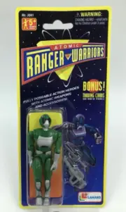 Lanard Atomic Ranger Warriors Trickster Max Green Action Figure Vintage 1994 NIB