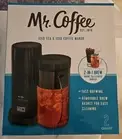Mr. Coffee 2 Quart Iced Tea & Iced Coffee Maker 2-IN-1 Brew New/Sealed (Black)