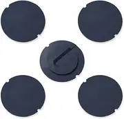 POWERTEC 71084 Zero Clearance Band Saw Table Insert for Jet Bandsaw Models, 2-1/2” Outer Dia. x 1-3/4” Inner Dia. – 5 Pack (Color May Vary)