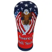 America! Hell Yeah! BeeJo's Golf Club Headcover 3 Sizes (Driver Fairway Hybrid)