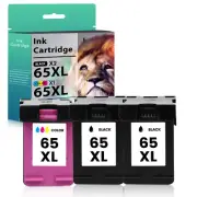 65XL Ink Cartridges for HP DeskJet 2600 2622 2652 3721 3758 ENVY 5052 5055 lot