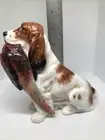 Vintage Royal Doulton Cocker Spaniel Figurine Carrying a Pheasant 5.5”