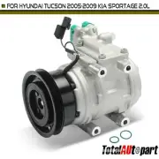 AC Compressor with Clutch for Kia Sportage 05-08 Hyundai Tucson L4 2.0L 10PA15C (for: Kia)