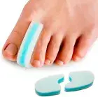 8 Pack Foam Toe Spacers 3-Layer Toe Separators for Corn Blister Overlapping Toe