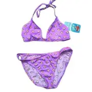 Vintage Paul Frank Womens Bikini, Julius, Purple, Bathing Suit, Medium