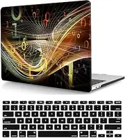 Compatible with MacBook Pro 14 inch Case with Touch ID 2021/2023 Release Model M1 A2442/A2779 M2 Pro/Max Chip, Plastic Protective Matt Durable Hard Shell Case Cover & Keyboard Cover, Gold