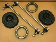 PAIR OF FRONT STRUT TOP MOUNT BEARING KITS & DROP LINKS FOR PEUGEOT 1007