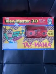 NIB Vintage Taz-Mania Viewmaster Gift Box Set 1994 Tyco Sealed Box