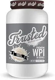 Trusted Nutrition Premium Whey Protein Isolate Powder 1.5 kg, Creamy Vanilla
