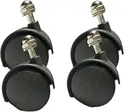 Heater Caster Wheels Replacement Universal Swivel Stem Rollerblade Casters Wheels for Gree for Pioneer for Midea Electric Heater 4PCS