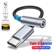 USB Type C to 3.5mm Headphone Audio Aux Stereo Cable Adapter For IOS 15 Samsung