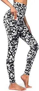 [BUNEX] Leggings for Women High Waisted Camouflage Pattern -Buttery Soft Tummy Control Workout Gym Yoga Pants with Pockets