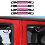 4x Grip Handle Armrest Top Grab Handles Roll Bar Mount For Jeep Wrangler JK 07+ (for: Jeep)