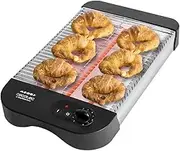 Cecotec Flat Toaster Turbo EasyToast Basic 3 Quartz Radiators, 6 Power Levels, Crumb Drawer, Cable Winder, Heat Resistant Plastic Finish, 900 W