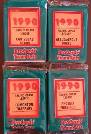 1990 ProCards EDMONTON TRAPPERS-Angels Minor League UNOPENED Team Set B2018718