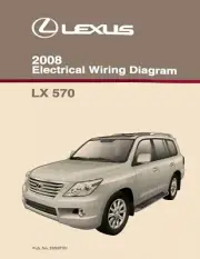 2008 Lexus LX 570 Wiring Diagrams Schematics Layout Factory OEM