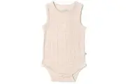 Woolbabe: Singletsuit - Natural Marl (6-12 months)