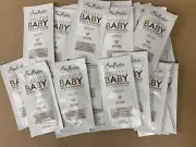(40) Packs Shea Moisture Baby Shampoo & Wash 100% Virgin Coconut Oil .5 oz Each